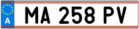 Truck License Plate